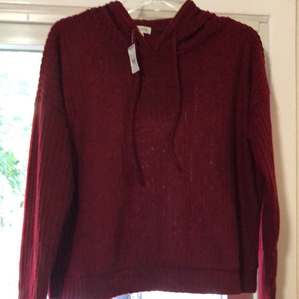 NWT Sky and Sparrow Red Hoodie. Size M